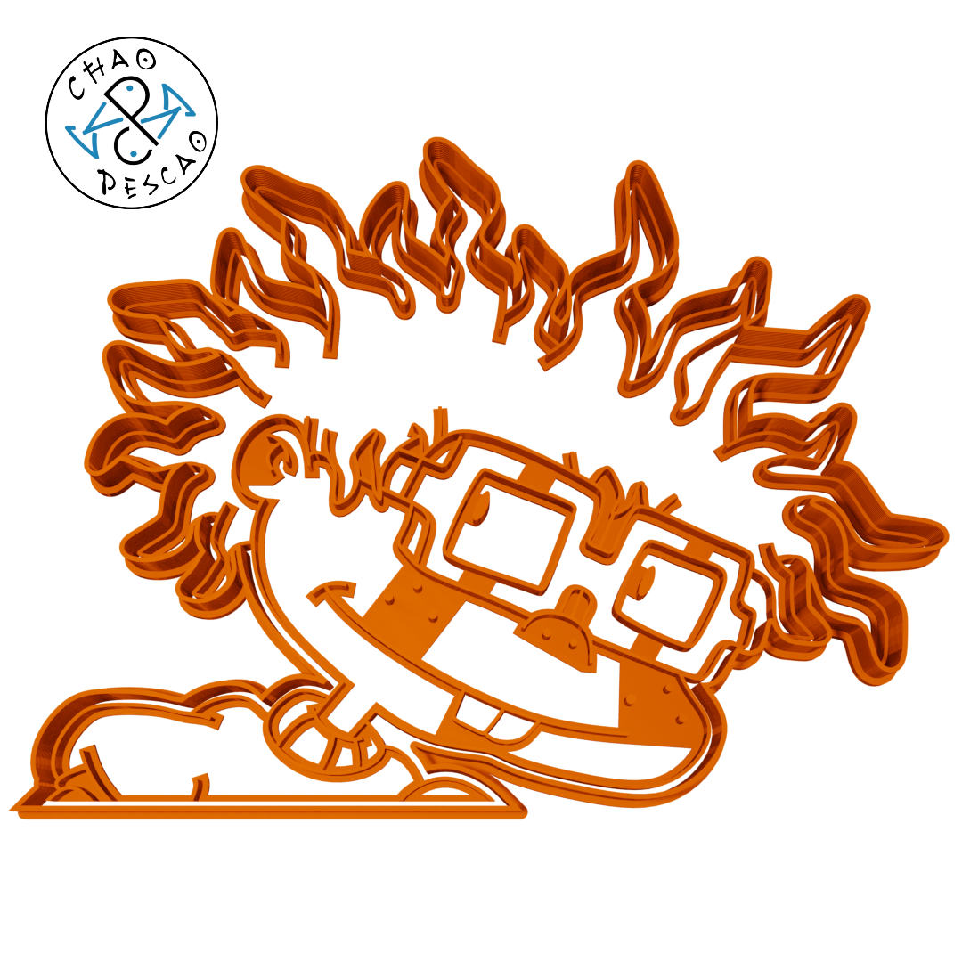 Download Stl File Chuckie Finster Rugrats Cookie Cutter Fondant Polymer Clay 3d Printer Model Cults