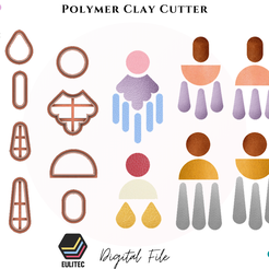 Screenshot_ret.png Файл STL 😏POLYMER CLAY CUTTER/Dangle silhouette / LORREN3D 😘・Идея 3D-печати для скачивания