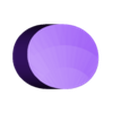 centro 1 blanco.stl llavero Bola  8