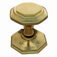 6.jpg 3D file Vintage Doorknob 3D Model・3D print model to download