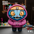 Derpy1.png Derpy Tiger Urban Vibes  – 3D Printable K‑Pop Demon Hunters Figurine | Build‑a‑Hero Model