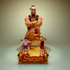 Shazzan_1.jpg 3D-Datei Shazzan_Episches Diorama 5・Design für 3D-Drucker zum herunterladen