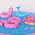 Barbie_03.png Barbie -  Pool Party Swim Ring Set
