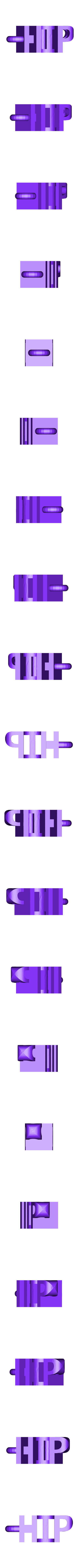 Hip Hop.stl Text Flip:  Hip - Hop