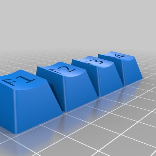 🍒 KeyV2: Parametric Mechanical Keycap Library・Free STL File for ・Cults