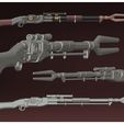 rifle_views.jpg The Child Yodalorian - Dewback - Amban Sniper Rifle - The Mandalorian Star Wars - 3D Fan Art