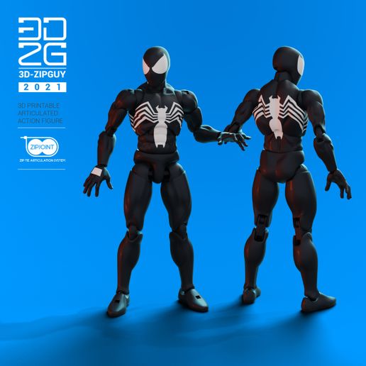 BLACKSPIDER - COMPLETE FIGURE - 3D model önizlemesi