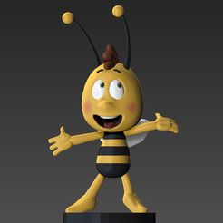 willy_maya.jpg Datei STL Willy - Die Biene Maja - Abeja Maja・Design für 3D-Drucker zum herunterladen