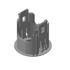 TeanaParktronicHolder_3dpic.jpg Fichier STL Nissan Teana (33) 2014 Support Parktronic・Idée pour impression 3D à télécharger