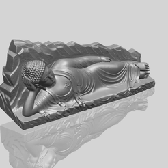 05_TDA0295_Sleeping_Buddha_iiiA00-1.png 3D-Datei Sleeping Buddha 03 kostenlos・3D-druckbares Objekt zum herunterladen