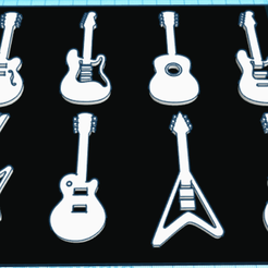 Fichier STL Guitare électrique Décoration murale by : HomeDetail 🎶・Design  imprimable en 3D à télécharger・Cults