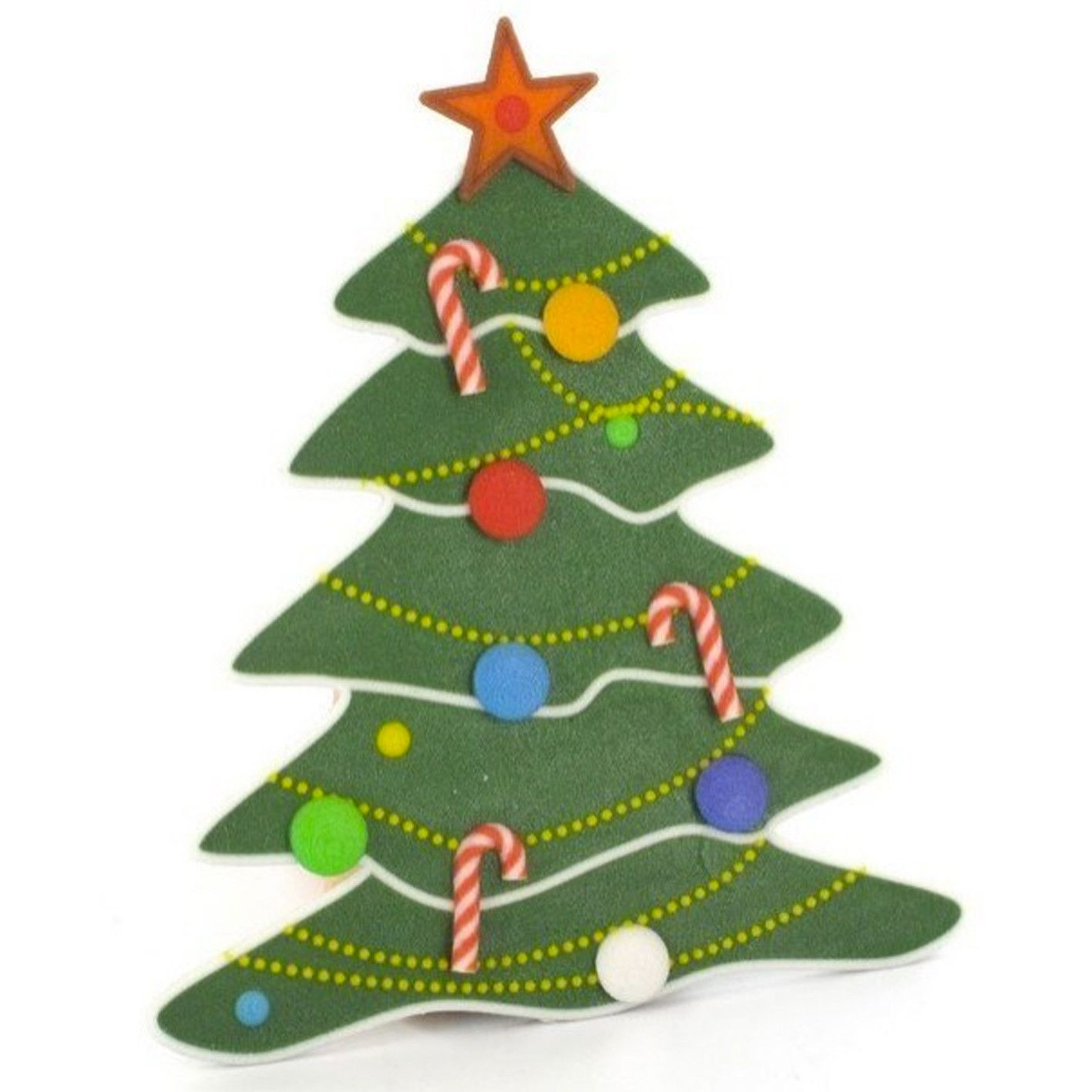 1.jpg Download free STL file Flat decorative Christmas tree • 3D printer template, CreativeTools