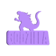 GODZILLA V1 Logo Display by MANIACMANCAVE3D.stl 2x GODZILLA Logo Display by MANIACMANCAVE3D