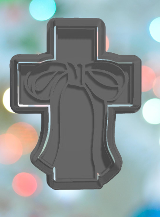 Coquette Cross Cookie Cutter