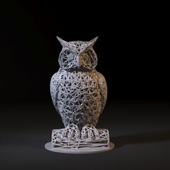 10000.jpg Файл 3D Owl・Шаблон для загрузки и 3D-печати