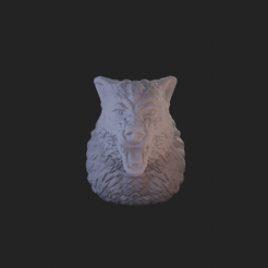 1.png Wolf bust head
