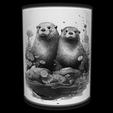 22a.png Cute Sea babies - Light Box - Otters