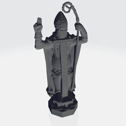 Bishop.png Archivo STL Juego de ajedrez para magos de Harry Potter - Alfil・Plan de impresora 3D para descargar