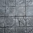 grates.jpg Gaming Terrain Round and Square Sewer grates For D&D or Warhammer 40k