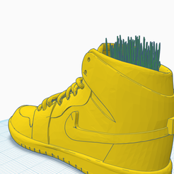 Sizzling-Gogo.png Archivo STL flowerpot right nike air jordan sneaker・Diseño para descargar y imprimir en 3D