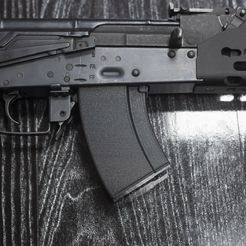 In-the-AK.jpg STL file AK 7.62x39 MidCap Magazine (80rd)・3D printable model to download
