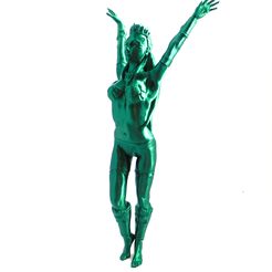green_goddess_1.jpg Sorceress: Spellcaster (assembly - large scale printing)