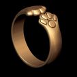 5.jpg Cat Paw Ring