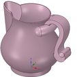 Vpot07-13.jpg cup jug vessel vpot17 for 3d-print or cnc