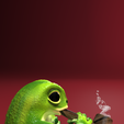 studios-demo.377.png Toad sitting and smoking wooden pipe