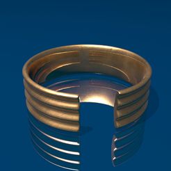 semple-bracelet.jpg Free STL file Simple Bracelet STL jewelry・3D printing idea to download
