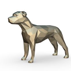 1.jpg STL file amstaff figure・Model to download and 3D print