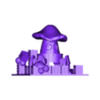 Mushroom Masher.stl Download STL file Holiday Alien Mushroom Warrior stocking stuffer / ornament • Model to 3D print, bayonetricochet