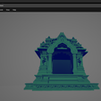 Screenshot-80.png Traditional Hindu temple | Table Top temple 3d file | Indian office temple | Pooja Mandir STL