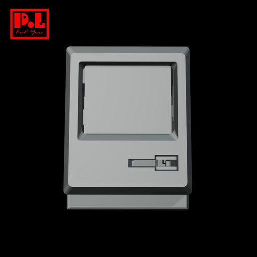 🍎 Apple Macintosh 128K 512K (1984)・ STL File for 3D printing・Cults