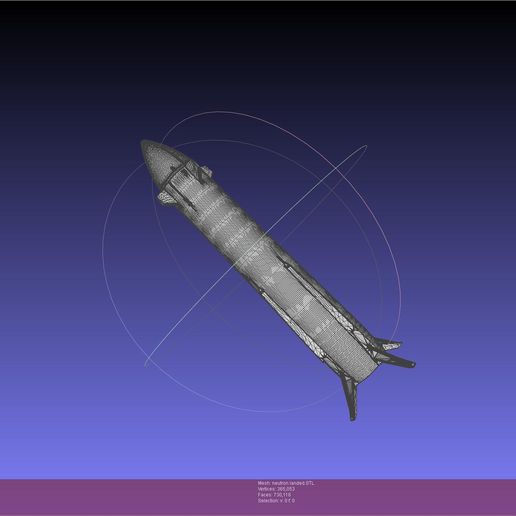 🚀 Rocket Lab Neutron Updated Version・ STL File for 3D printing・Cults