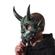 Cyberpunk-Oni-Mask-japanese-cosplay-by-Blasters4Masters-2.jpg Cyberpunk Oni Mask japanese cosplay futuristic