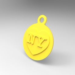 ny.17.jpg STL file KeyChain NY・3D printable design to download