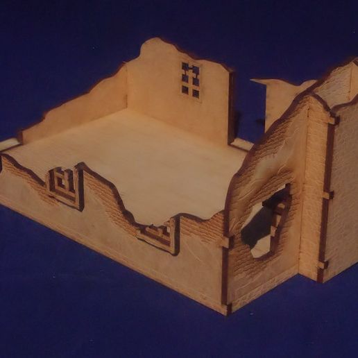 Ruin-1-Pic-3.jpg Laser Cut - 1/56 (28mm) Scale - Ruin 1