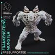 Frankensteins-Monster-2.jpg Frankensteins Monster - Dr Frankensteins Monster - PRESUPPORTED - Illustrated and Stats - 32mm scale