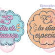 Es-tu-dia-especial.png Cookie Cutter - Phrases - Celebrations - It's Your Special Day