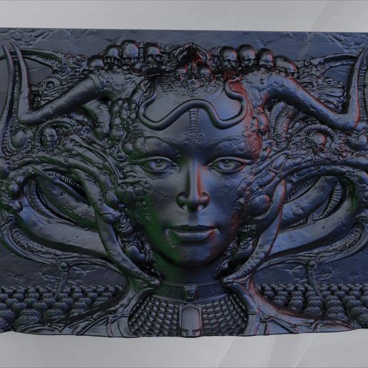 🖼️ Hans Rudolf Giger Painting 1974 