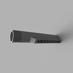 buffer_tube.png Airsoft Buffer Tube - 8 position - castle nut