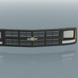 1990's-Square-body-Pov-Pack-grill-2.png 1990's AMT Chevy C3500 Stock work truck Grill