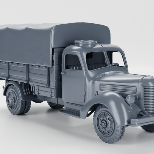 3D file Medium truck Praga RND (Czech, WW2) 🚚 ・3D printer model to ...