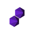 Geometric Octahedron Crystal.stl Cristal octaedro geométrico