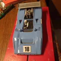 IMG_20221022_143658.jpg STL file Lola T222 CanAm Slot Car Kit・Template to download and 3D print
