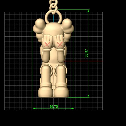 3体 KAWS OriginalFake KEYHOLDER キーホルダー 3 Kaws Keychain “3