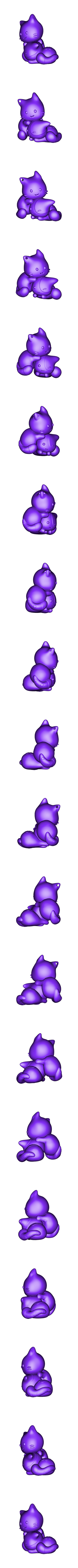 cats g keychan s.stl twin cats keychain