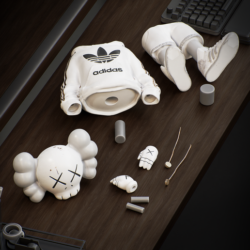 kaws_adidas11.png Kaws Adidas Adidas Urban Junior - "No Pain no Gain" - Unique Design -