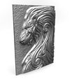 Leon 4 bas-relief .2.jpg Lion 4 bas-relief CNC